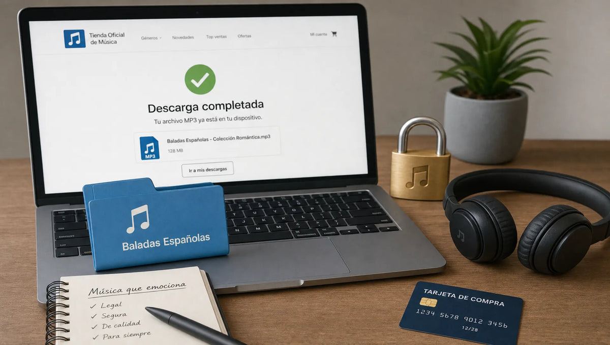 Cómo descargar baladas españolas en MP3 de forma legal - Tienda de almaes
