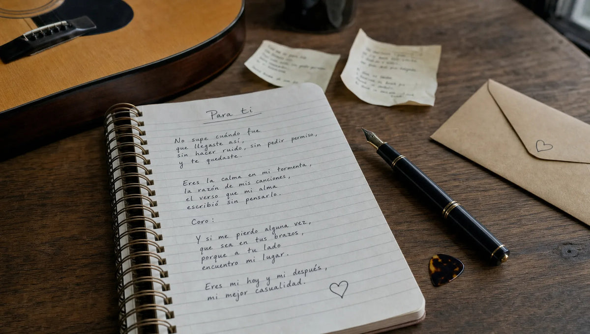 El amor hecho canción con letra que dice la verdad - Tienda de almaes