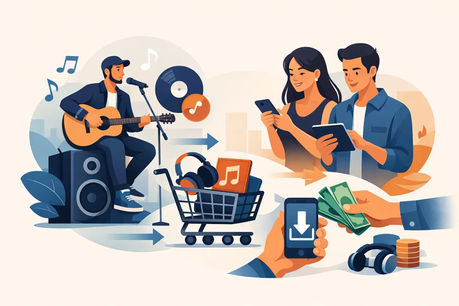 Comprar música directa del artista merece la pena - Tienda de almaes