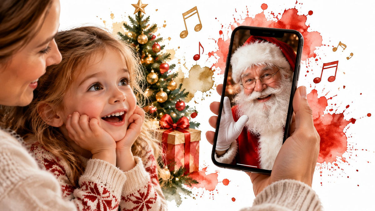 Videos personalizados de Papa Noel para sorprender - Tienda de almaes