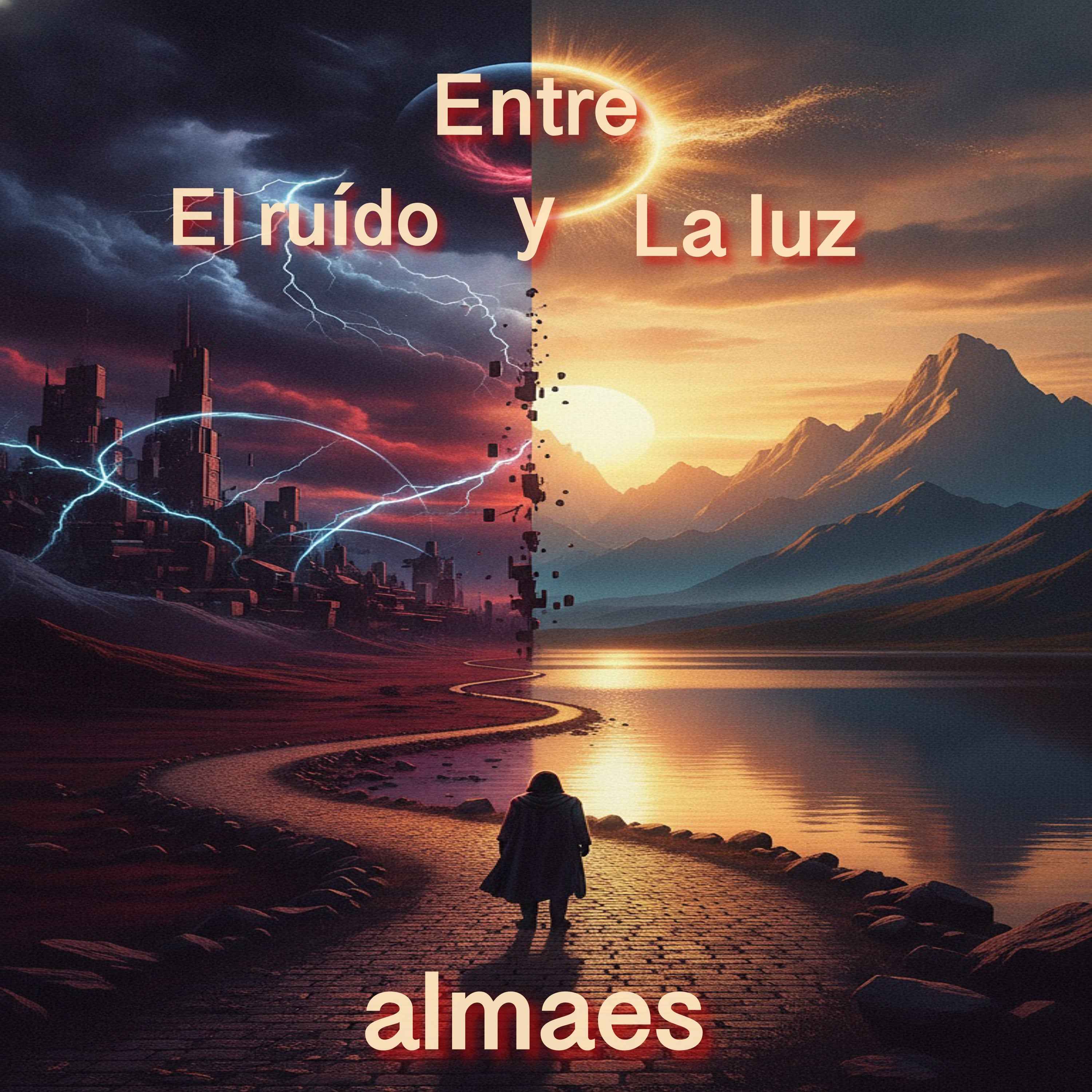 Portada del álbum «Entre el ruído y la luz» de Almaes